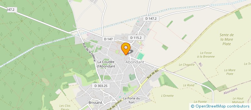 localisation de l'entreprise MADAME SANDY MILARD à ABONDANT