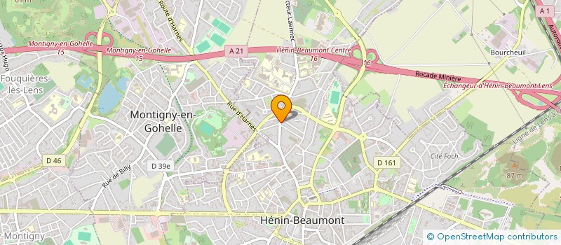 localisation de l'entreprise MADAME SANDY MINOT à HENIN-BEAUMONT