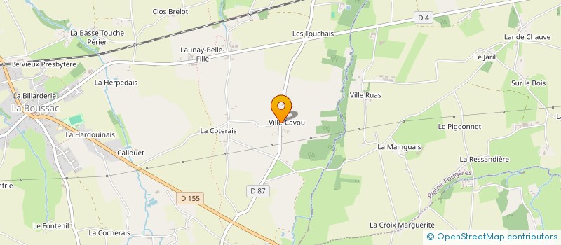 localisation de l'entreprise MADAME SANDY MONIN  LA BOUSSAC