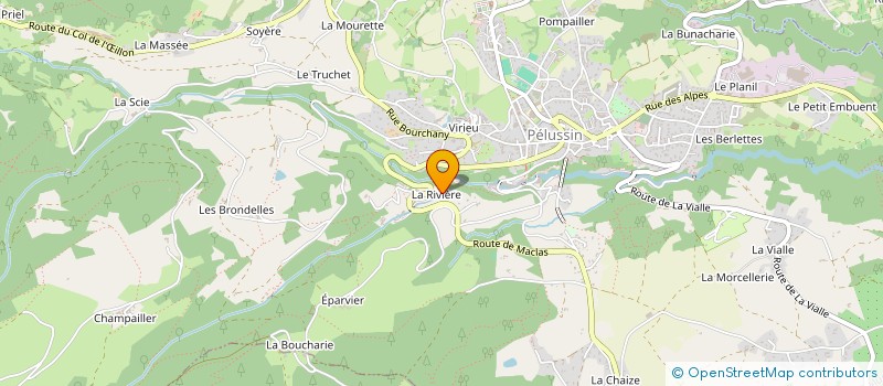 localisation de l'entreprise MADAME SANDY NOGAREDES  PELUSSIN