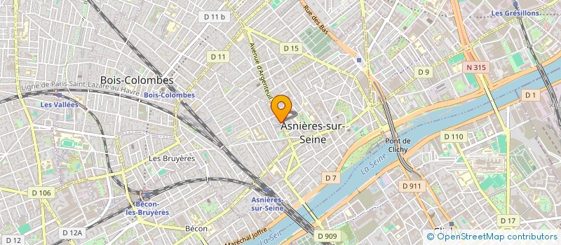 localisation de l'entreprise MADAME SANDY NOMAL à ASNIERES-SUR-SEINE