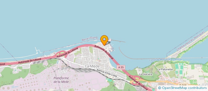 localisation de l'entreprise MADAME SANDY OBERLING  CHATEAUNEUF-LES-MARTIGUES