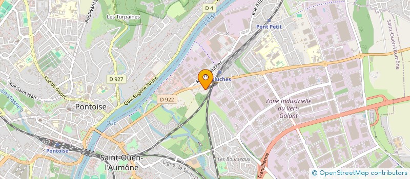 localisation de l'entreprise MADAME SANDY PALMUCCI  SAINT-OUEN-L'AUMONE