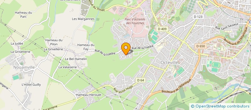 localisation de l'entreprise MADAME SANDY PARIS  CHERBOURG-EN-COTENTIN