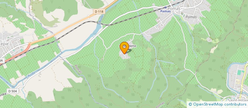 localisation de l'entreprise MADAME SANDY PASTRE  POMAS