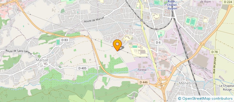 localisation de l'entreprise MADAME SANDY PAULET  RIOM