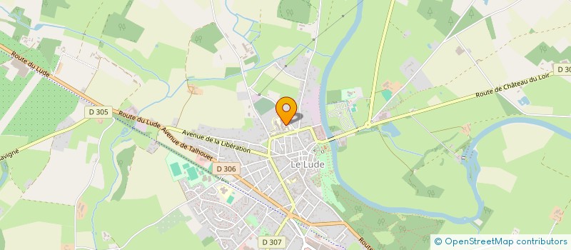 localisation de l'entreprise MADAME SANDY PESLIER  LE LUDE