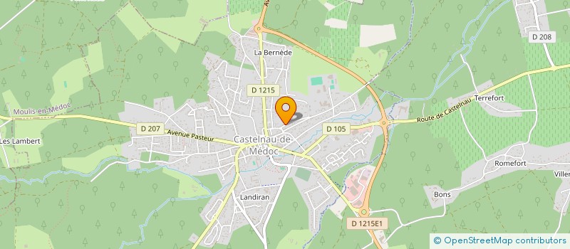 localisation de l'entreprise MADAME SANDY PEYRONET  CASTELNAU-DE-MEDOC