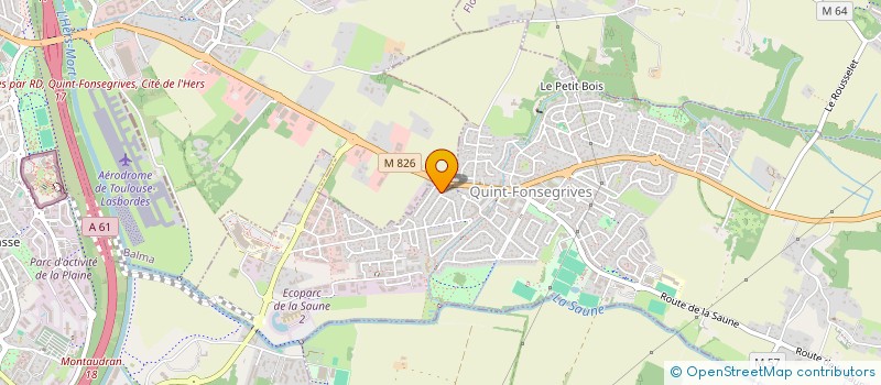 localisation de l'entreprise MADAME SANDY PIGOZZO  QUINT-FONSEGRIVES