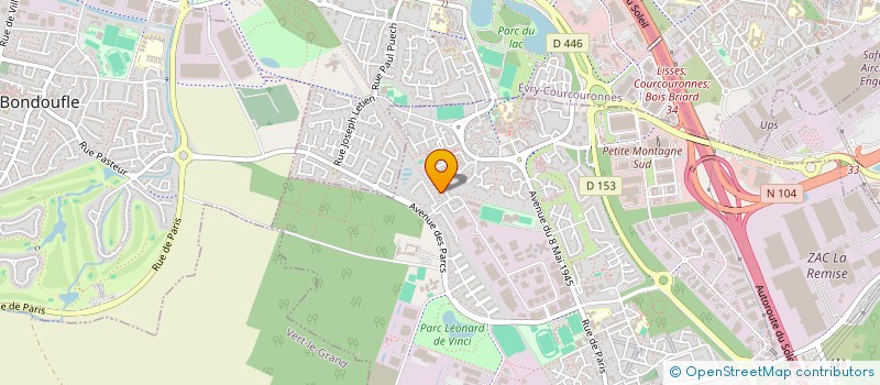 localisation de l'entreprise MADAME SANDY PIRES DA COSTA  LISSES