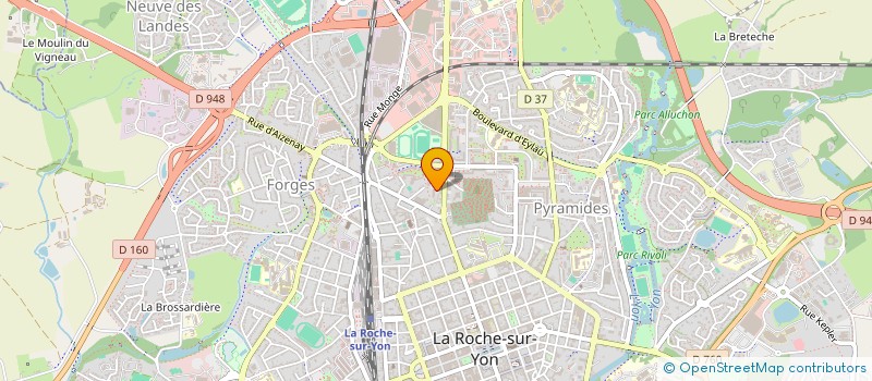 localisation de l'entreprise MADAME SANDY RABAUD  LA ROCHE-SUR-YON