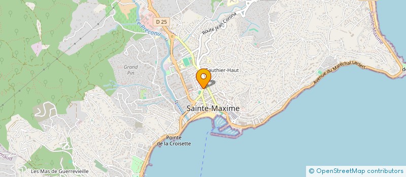localisation de l'entreprise MADAME SANDY REBUFFEL à SAINTE-MAXIME