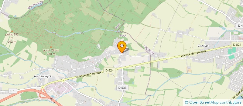 localisation de l'entreprise MADAME SANDY ROUET  L'ISLE-JOURDAIN