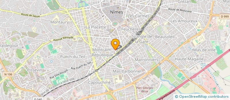 localisation de l'entreprise MADAME SANDY ROUZIES  NIMES