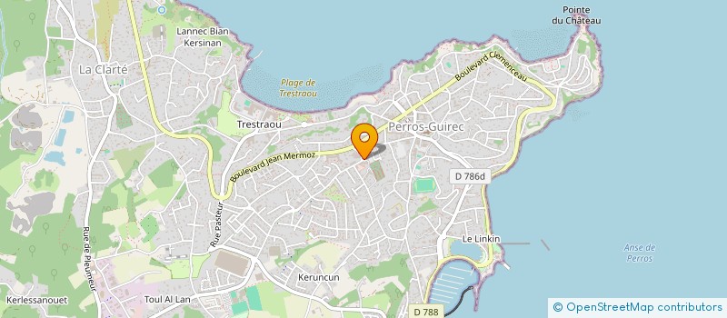 localisation de l'entreprise MADAME SANDY SADOU  PERROS-GUIREC