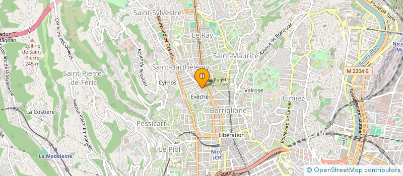 localisation de l'entreprise MADAME SANDY SALAUN à NICE