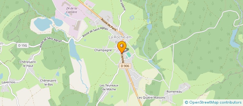 localisation de l'entreprise MADAME SANDY SANSON  LA ROCHE-EN-BRENIL