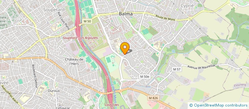 localisation de l'entreprise MADAME SANDY SAUSSAYE  BALMA