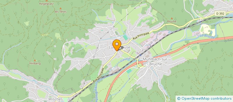 localisation de l'entreprise MADAME SANDY SILVA  LUTZELHOUSE