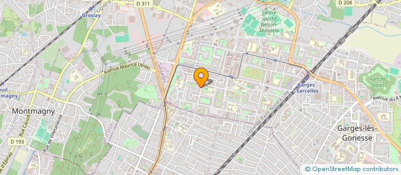 localisation de l'entreprise MADAME SANDY SMADJA  SARCELLES