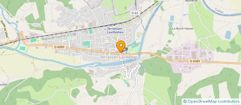localisation de l'entreprise MADAME SANDY SOBRINO  TERRASSON-LAVILLEDIEU