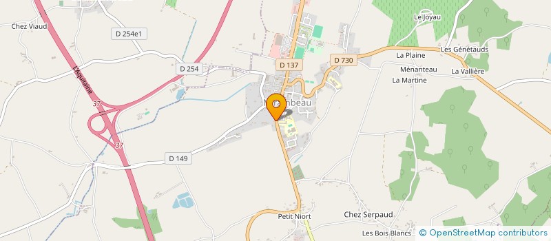 localisation de l'entreprise MADAME SANDY SORIGNET  MIRAMBEAU