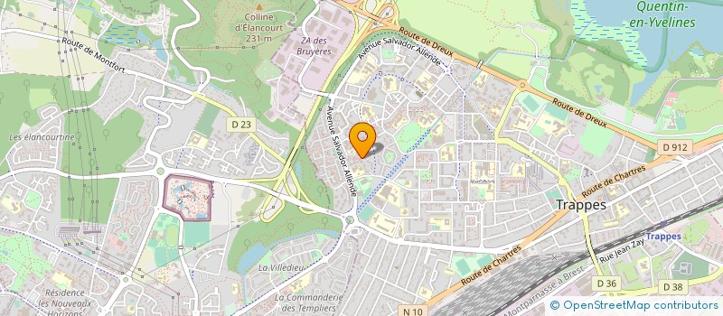 localisation de l'entreprise MADAME SANDY SOURIVONG  TRAPPES