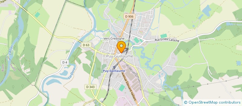 localisation de l'entreprise MADAME SANDY THEUIL  PUY-GUILLAUME