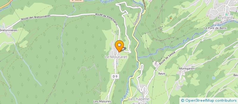 localisation de l'entreprise MADAME SANDY THOUMINOT  LE MOUTARET