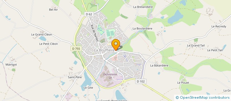 localisation de l'entreprise MADAME SANDY TONNERRE à LA BRUFFIERE