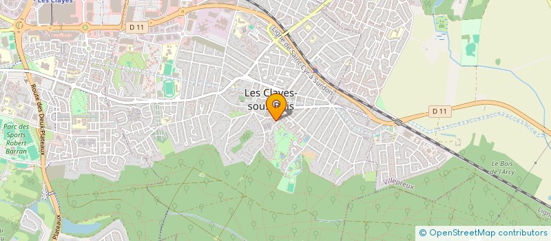 localisation de l'entreprise MADAME SANDY TORDJEMAN  LES CLAYES-SOUS-BOIS