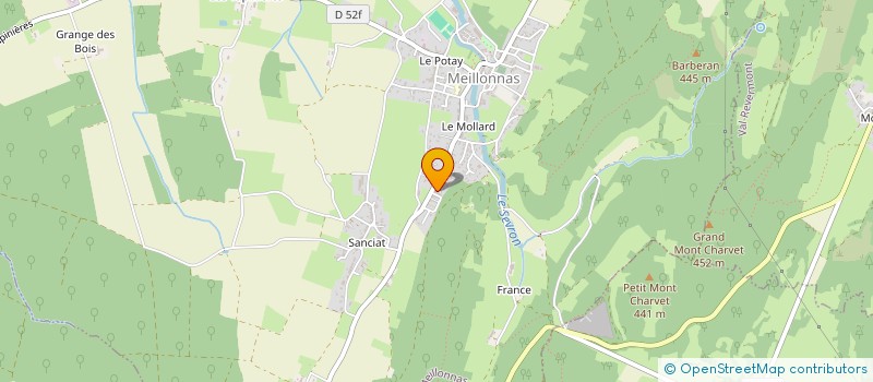 localisation de l'entreprise MADAME SANDY TRINCEA  MEILLONNAS