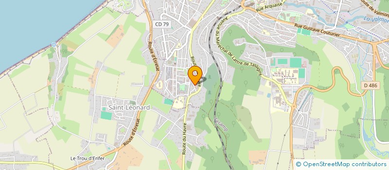 localisation de l'entreprise MADAME SANDY VANBEVER  FECAMP