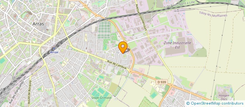 localisation de l'entreprise MADAME SANDY VANDERLINDEN à ARRAS