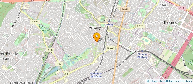localisation de l'entreprise MADAME SANDY VIGNERON à ANTONY