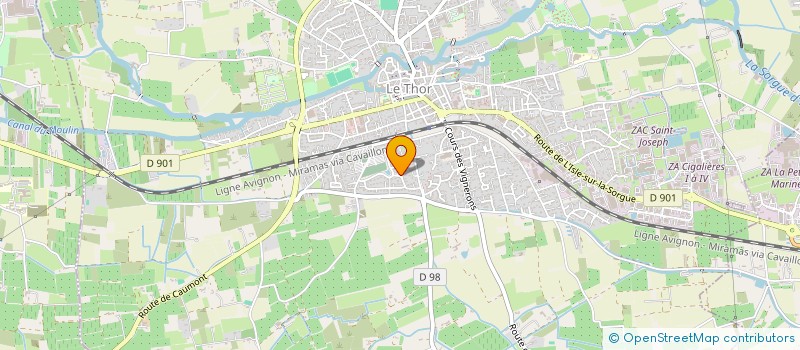 localisation de l'entreprise MADAME SANDY WAROT  LE THOR