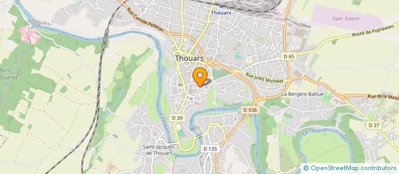 localisation de l'entreprise MADAME SANELA FERATOVIC  THOUARS