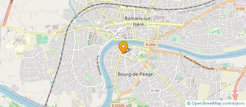 localisation de l'entreprise MADAME SANELA LJEZAMOVIC à BOURG-DE-PEAGE