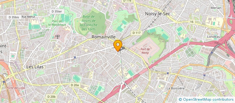 localisation de l'entreprise MADAME SANELA SPASIC  ROMAINVILLE