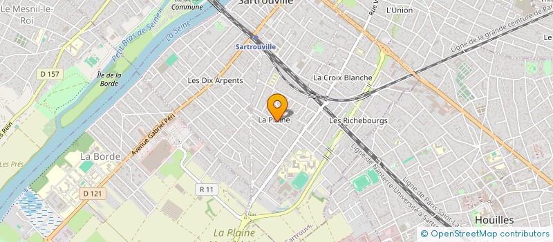 localisation de l'entreprise MADAME SANG-EUN KIM  SARTROUVILLE