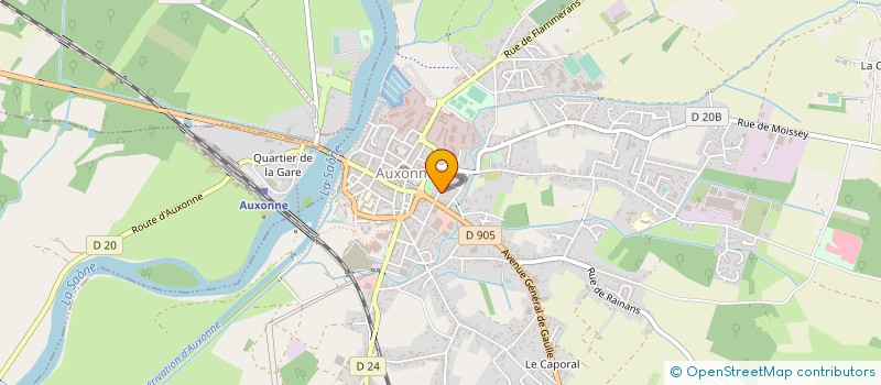 localisation de l'entreprise MADAME SANGEETA BHANDARI à AUXONNE