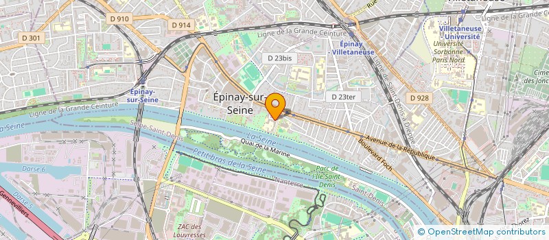 localisation de l'entreprise MADAME SANGEETA FOKEERAH à EPINAY-SUR-SEINE