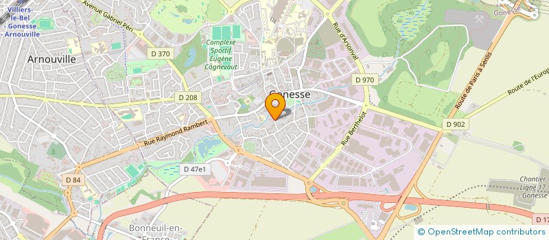 localisation de l'entreprise MADAME SANGEETHA KALIYAMOORTHY à GONESSE