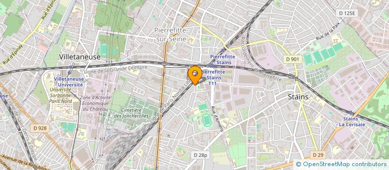 localisation de l'entreprise MADAME SANGEETHA SRITHARAN  PIERREFITTE-SUR-SEINE