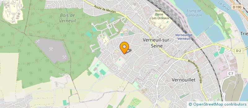 localisation de l'entreprise MADAME SANIA SANTANA  VERNEUIL-SUR-SEINE