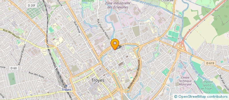 localisation de l'entreprise MADAME SANIJE TAHIRI  TROYES