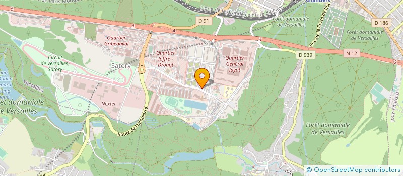 localisation de l'entreprise MADAME SANJA GVERIC  VERSAILLES
