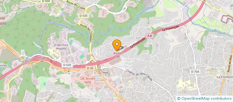 localisation de l'entreprise MADAME SANJA HARDINGHAUS  ANTIBES