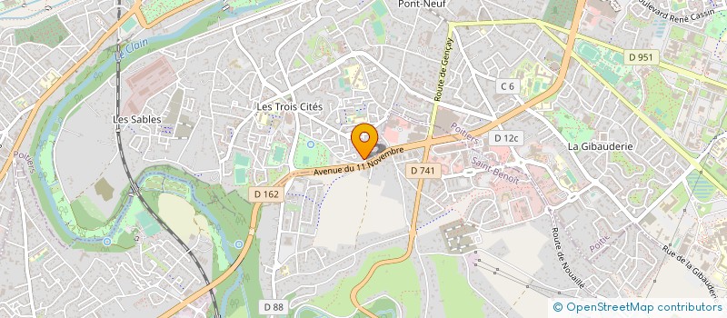 localisation de l'entreprise MADAME SANKOUMBA DRAME à POITIERS