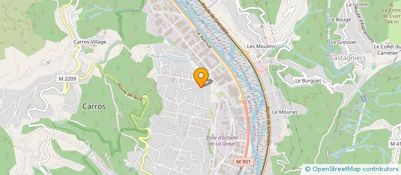 localisation de l'entreprise MADAME SANNAA RIHAN à CARROS